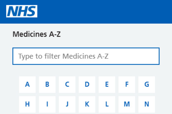 Image representing MEDICINES A- Z