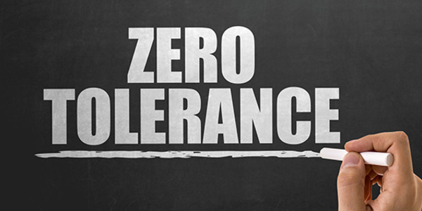 Image representing ZERO TOLERANCE POLICY